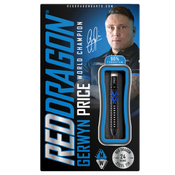 Red Dragon Gerwyn Price Blue Ice Special Edition Steeldarts Verpackung